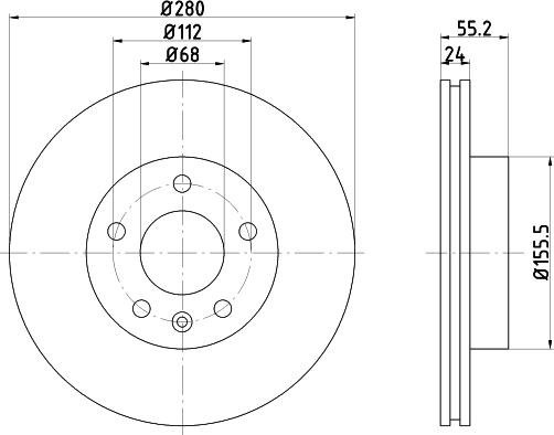 DON PCD18972 - Bremžu diski www.autospares.lv