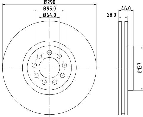 DON PCD18402 - Bremžu diski www.autospares.lv