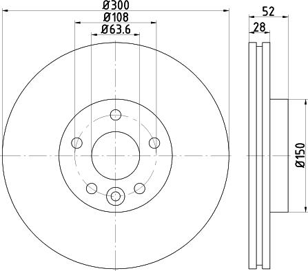 DON PCD18622 - Bremžu diski www.autospares.lv