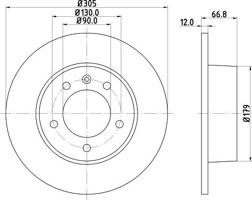 DON PCD18142 - Bremžu diski www.autospares.lv