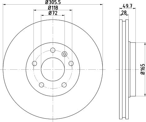 DON PCD18181 - Bremžu diski www.autospares.lv