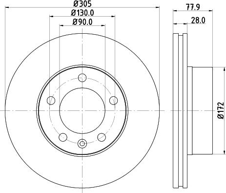 DON PCD18171 - Bremžu diski www.autospares.lv