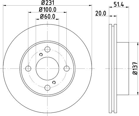 DON PCD18802 - Bremžu diski www.autospares.lv