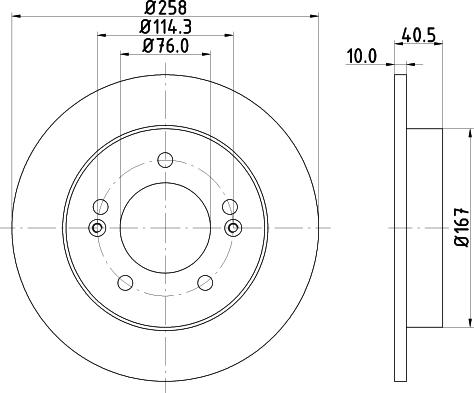 DON PCD18872 - Bremžu diski autospares.lv