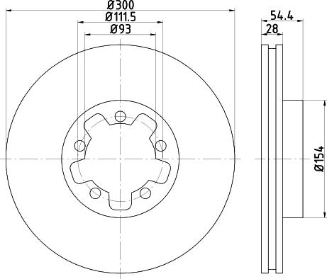 DON PCD18372 - Bremžu diski www.autospares.lv