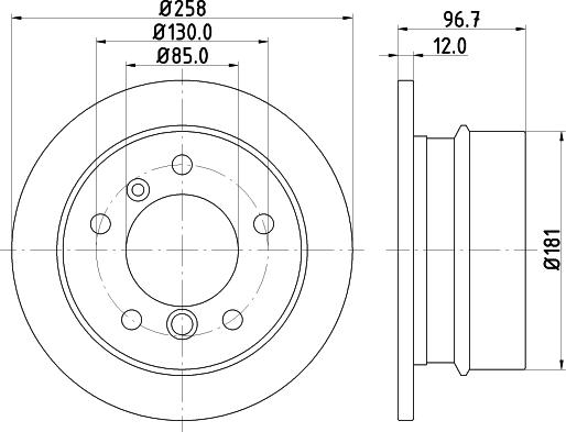 DON PCD18292 - Bremžu diski www.autospares.lv