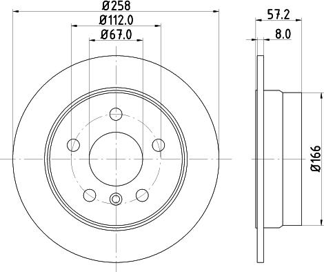 DON PCD18272 - Bremžu diski autospares.lv