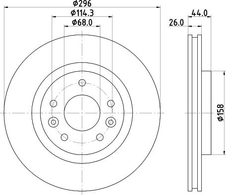 DON PCD18702 - Bremžu diski www.autospares.lv