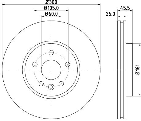 DON PCD18712 - Bremžu diski autospares.lv