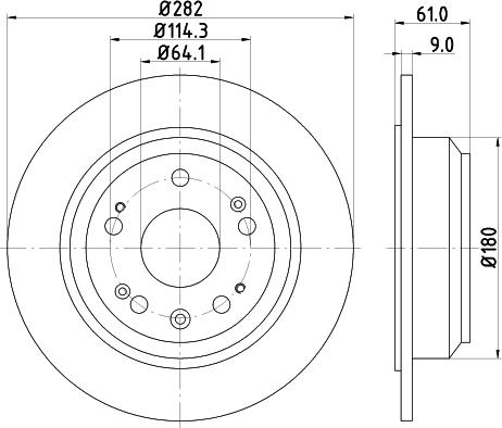 DON PCD13962 - Bremžu diski www.autospares.lv