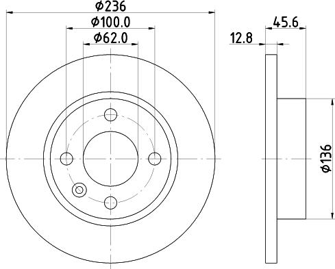 DON PCD13972 - Bremžu diski www.autospares.lv