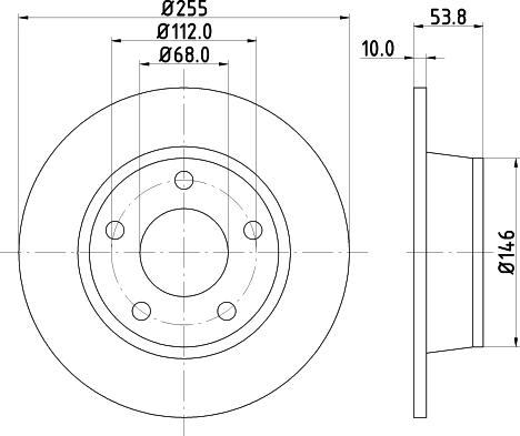 DON PCD13472 - Bremžu diski www.autospares.lv