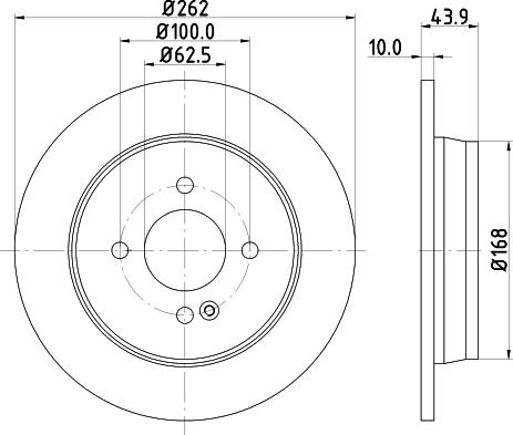 DON PCD13572 - Bremžu diski www.autospares.lv