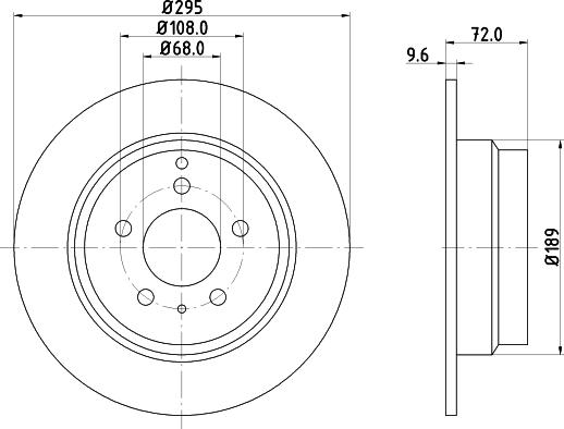 DON PCD13032 - Bremžu diski www.autospares.lv