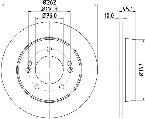 DON PCD13192 - Bremžu diski www.autospares.lv