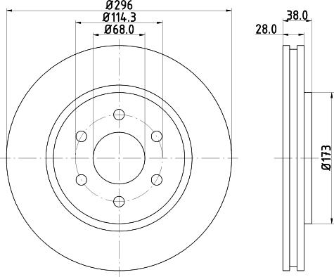 DON PCD13772 - Bremžu diski www.autospares.lv