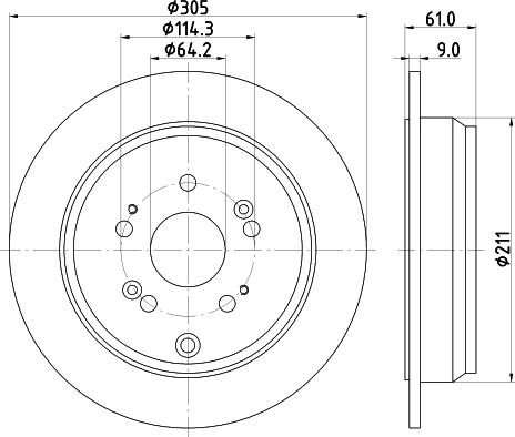 DON PCD12962 - Bremžu diski www.autospares.lv