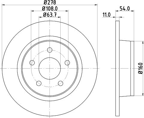 DON PCD12902 - Bremžu diski www.autospares.lv