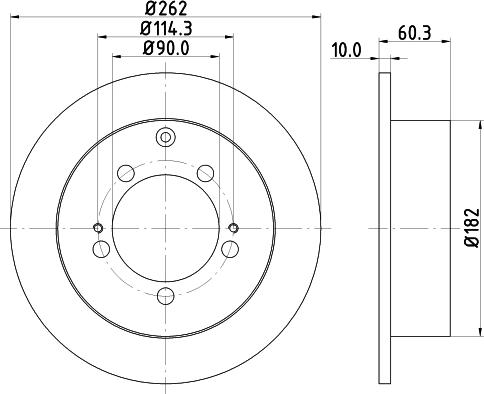 DON PCD12652 - Bremžu diski www.autospares.lv