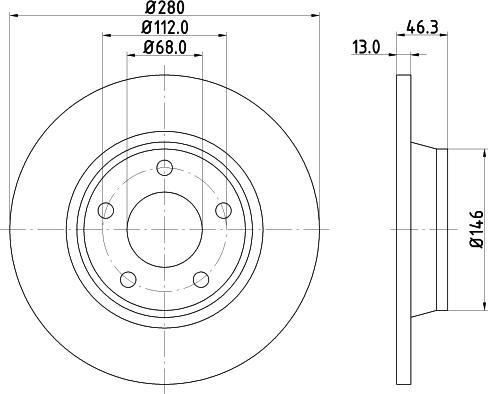 Textar 92071605 - Bremžu diski www.autospares.lv