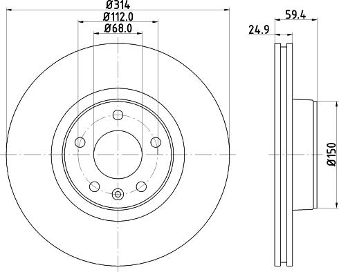 DON PCD12042 - Bremžu diski www.autospares.lv