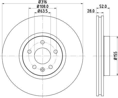 DON PCD12021 - Bremžu diski www.autospares.lv