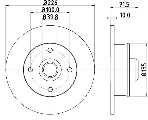 DON PCD12851 - Bremžu diski autospares.lv