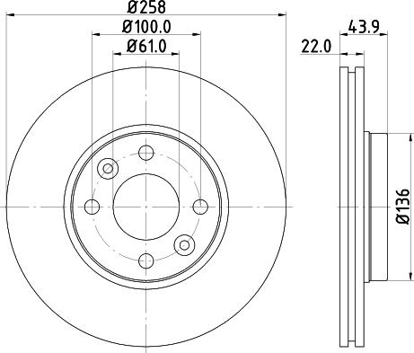 DON PCD12242 - Bremžu diski www.autospares.lv