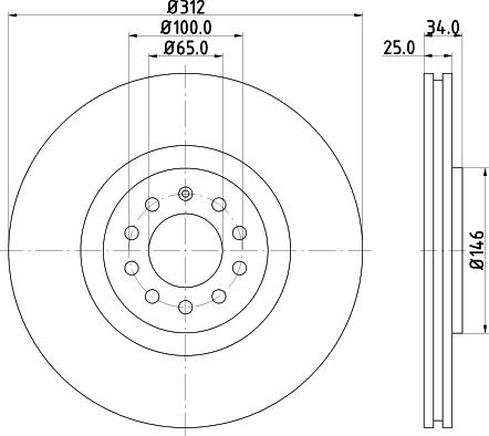 DON PCD12262 - Bremžu diski www.autospares.lv