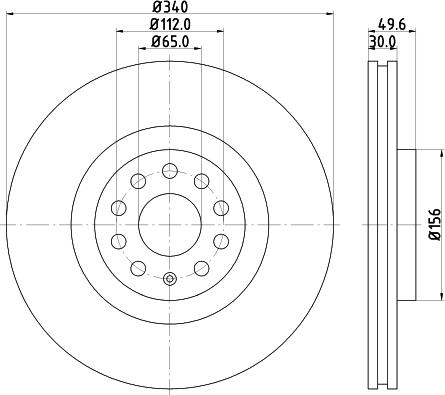 DON PCD12781 - Bremžu diski www.autospares.lv