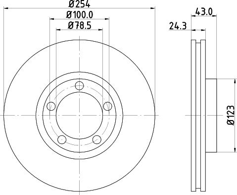 DON PCD17992 - Bremžu diski www.autospares.lv