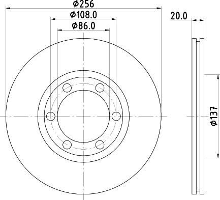 DON PCD17982 - Bremžu diski www.autospares.lv