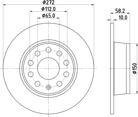 DON PCD17462 - Bremžu diski www.autospares.lv