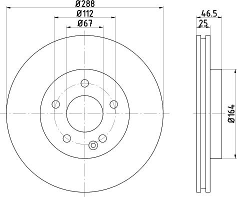 DON PCD17092 - Bremžu diski www.autospares.lv