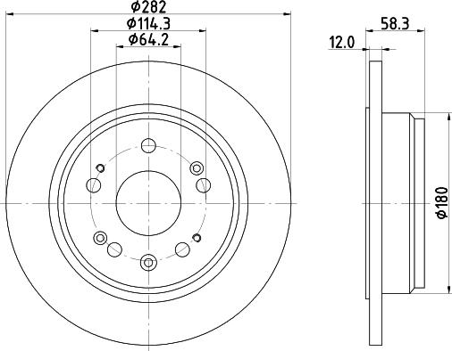 DON PCD20972 - Bremžu diski autospares.lv