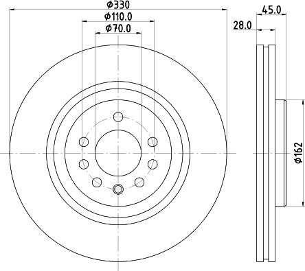 DON PCD20061 - Bremžu diski www.autospares.lv