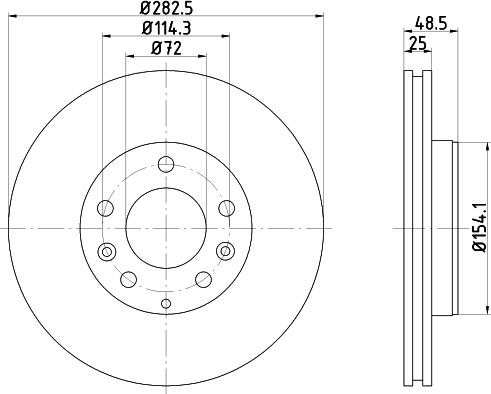 DON PCD20762 - Bremžu diski www.autospares.lv