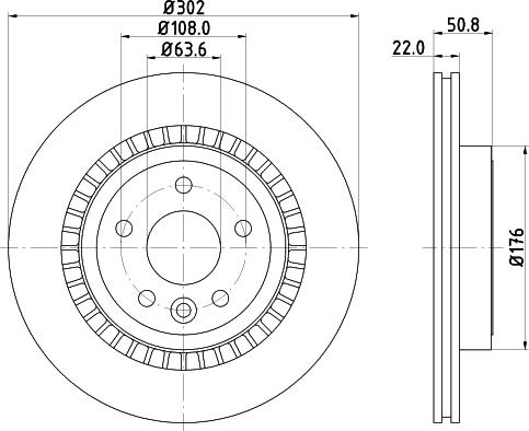 DON PCD21582 - Bremžu diski www.autospares.lv