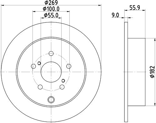 DON PCD21632 - Bremžu diski www.autospares.lv