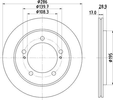 DON PCD21162 - Bremžu diski www.autospares.lv