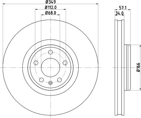 DON PCD21891 - Bremžu diski www.autospares.lv