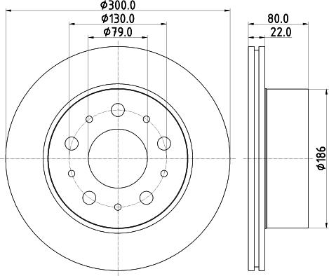 DON PCD21872 - Bremžu diski autospares.lv