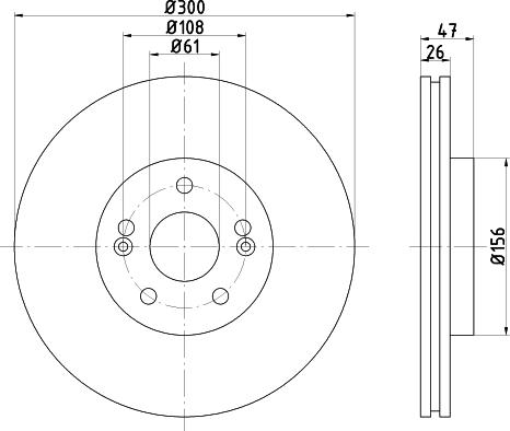 DON PCD21312 - Bremžu diski www.autospares.lv