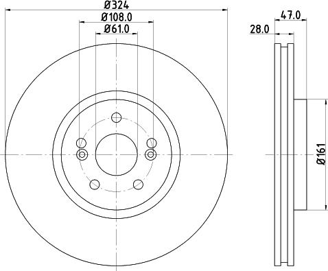 DON PCD21321 - Bremžu diski www.autospares.lv