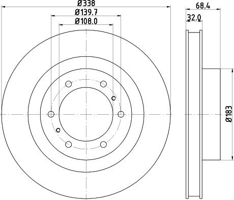 DON PCD21211 - Bremžu diski www.autospares.lv