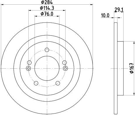 DON PCD23722 - Bremžu diski www.autospares.lv