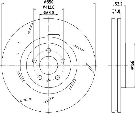 DON PCD22151 - Bremžu diski www.autospares.lv