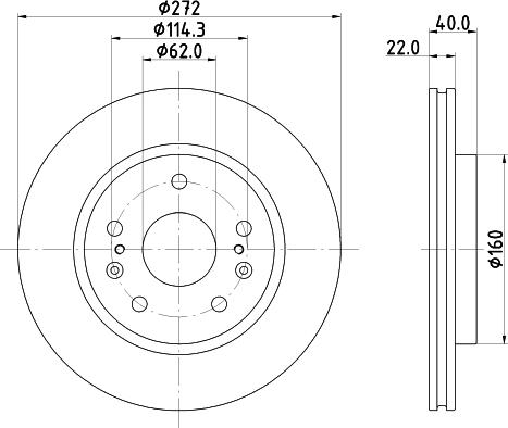 DON PCD22282 - Bremžu diski autospares.lv