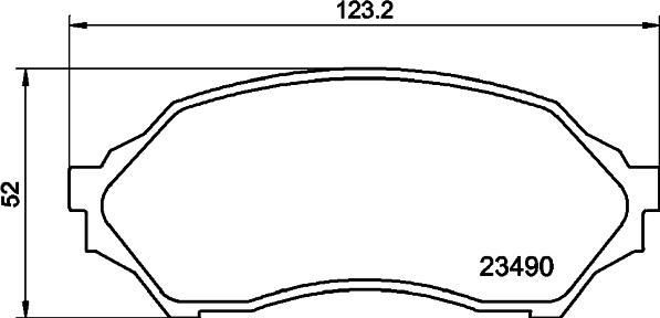 DON PCP1932 - Bremžu uzliku kompl., Disku bremzes www.autospares.lv