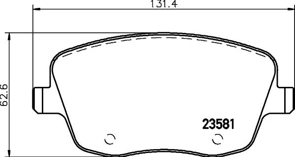 DON PCP1494 - Bremžu uzliku kompl., Disku bremzes autospares.lv